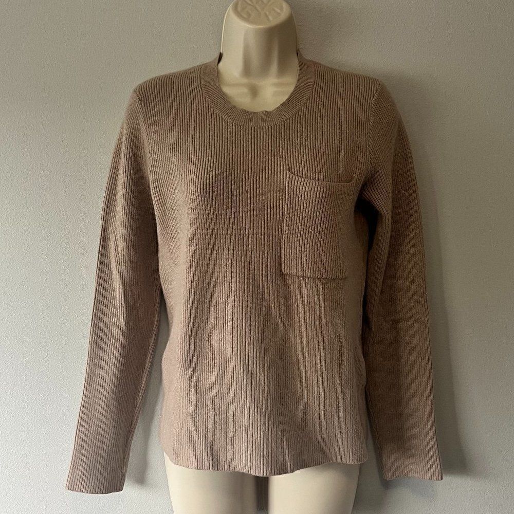 Figs Long Sleeve Ribbed Knit Pocket Sweaters Size M & XS
